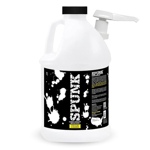 SPUNK Lube Hybrid Personal Lubricant - Water & Silicone Based, Safe for Toys & Condoms, 128 Fl Oz (3776 mL)