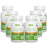 Cúrcuma Curcumina Longvida 500MG, Curcumina Optimizada de x285 Mayor Biodisponibilidad y Alta Absorción, Raíz de Cúrcuma, 180 Cápsulas Veganas, de Igennus