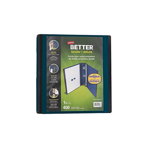 Staples Better Binder, 2-Inch, DARK TEAL