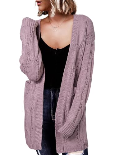 Image of Dokotoo Women Long Cardigan Open Front Knit Sweater 2026