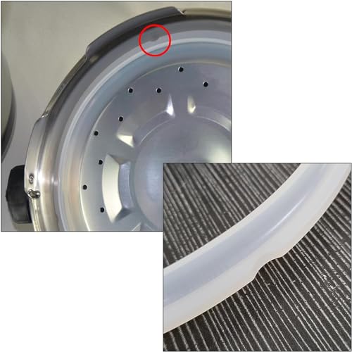 9Pcs Universal Pressure Cooker Silicone Sealing Ring Rubber Gasket Replacement Floater and Sealer for Power Pressure Cookers (8 Quart (8L)) - Image 3
