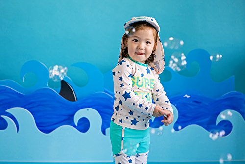 Image of VAENAIT BABY Girls Rash Guard Swimsuit UPF 50+ Long Sleeve Toddler Bathing Suit Ribbon Stawberry Floral Fruit for 2~8Years