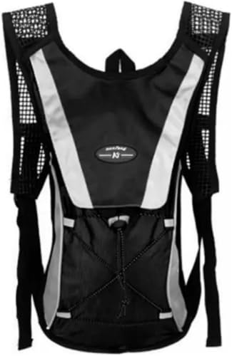 Mochila de Hidratação Impermeável com Bolsa 2L, Leve e Reforçada para Bike MTB, Ciclismo, Trekking e Corrida, com Mangueira e Fitas Refletivas