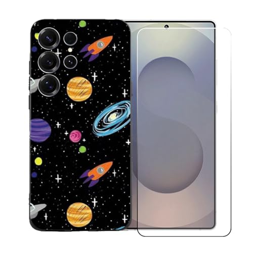 BMPNLSZ �K�p XUANMEIKE S24 Ultra+HD�����K���X�ɓK�����ėpTPU�ی�J�o�[�A�V���J�Q���V�F���o���p�[�ی�o�b�N�V�F��-�K�p XUANMEIKE S24 Ultra�ɓK����9�d�x�X�N���b�`�h�~�X�N���[���ی�J�o�[ BST1