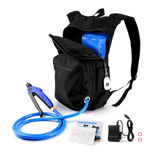 NEWISHTOOL Window Tint Backpack Sprayer, Battery Powered High Pressure Sprayer Bag for Car Tint Film PPF Installation, 3L Capacity Electric Spray Backpack with Power Pump,Remote On-Off,3.9Ft Hose