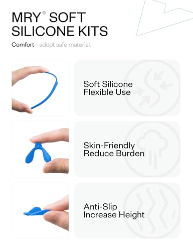 Kit de nez pour Rudy Project Rydon bleu en élastomère haute performance