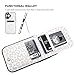 Vaburs Compatible with iPhone 17 Case Wallet with Credit Card Holder, White Leopard Cheetah Pattern Flip Premium PU Leather Magnetic Closure Shockproof Protective Cover 6.3