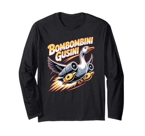 Bombombini Gusini Italian Brainrot Meme Long Sleeve T-Shirt