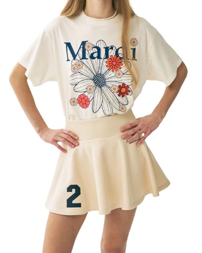 mardi mercredi Tshirt FLOWERMARDI Blossom – 100% Cotton, Relaxed Fit,