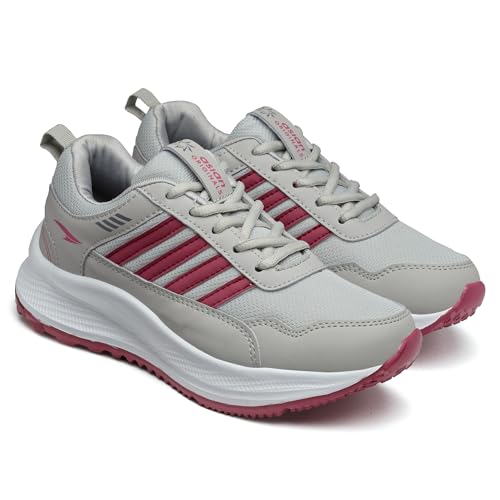 Image of ASIAN Women's Fashion-13 Sports Running,Walking & Gym Shoes For Eva Sole Casual Sneaker Lightweight Lace-Up Shoes For Girl's