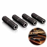4 Pack 6.35mm Female to Female Audio Connector, 1/4 Inch TRS/TS Stereo Mono Coupler Jack Adapter, Audio Jack Gender Changer Joiner for Instruments Amplifiers Mixers DJ Controllers Audio Extension