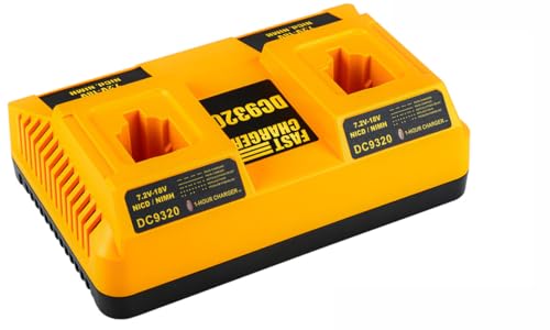 Cargador baterias Dewalt 18V 14.4V 7.2V Ni-CD Ni-MH para modelos DC9096 DC9098 DE9057 DW9094