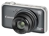 Canon PowerShot SX220 HS Digital Camera - Grey (12.1MP, 14x Optical Zoom) 3.0 inch LCD (Renewed) - Image 1