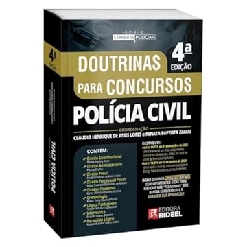 Capa do livro Doutrinas para Concursos Polícia Civil - 4 Edição (2024)