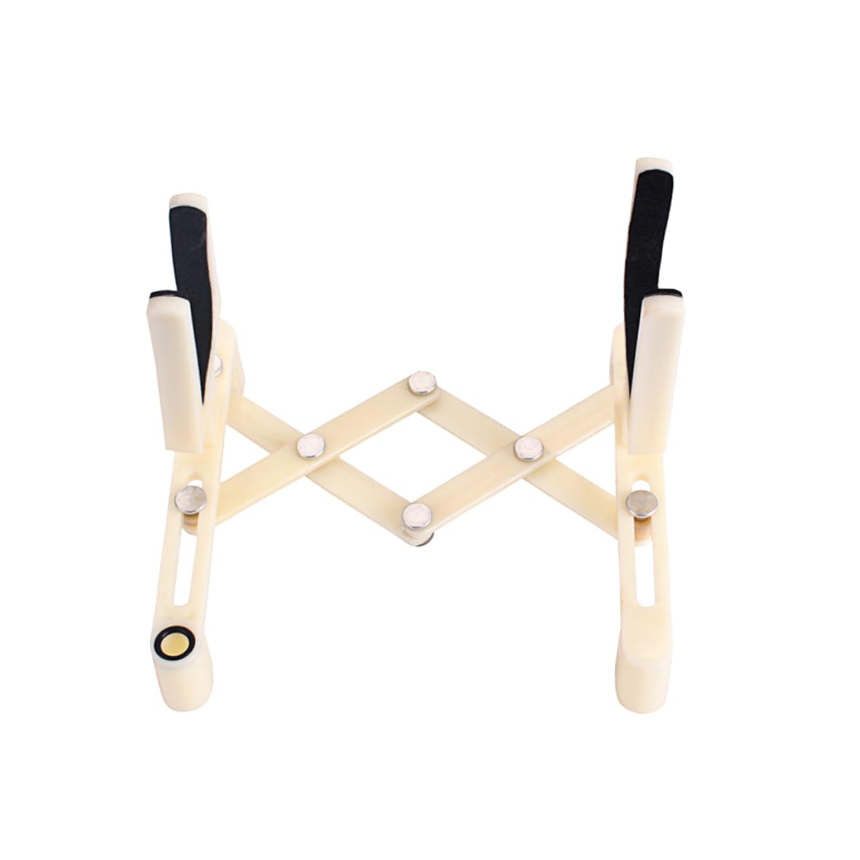 BESTonZON Plastic Violin Rack Portable Foldable Adjustable Stand Sponge Pad Violin Accessory