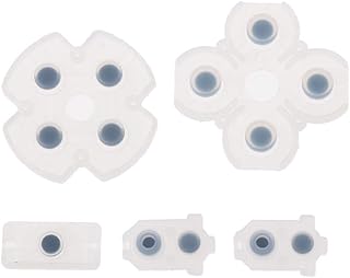 WOWOWO For 4 Conductive Silicone Rubber Pads with 4 PS4 Controllers JDS JDM 030 Pad