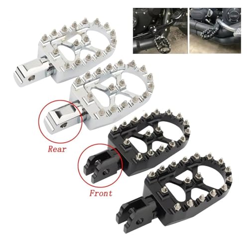 Repose-pieds MX larges pour Softail offrant une adhérence maximale