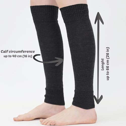 Image of Mysocks Leg Warmers Extra Soft Stylish Fancy Winter 80s Party Dance Neon Long Legwarmers for Women Girls Ladies