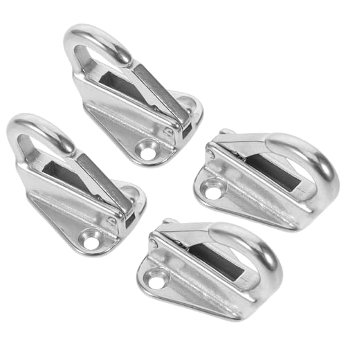 Gancho de acero inoxidable para barcos soluci&oacute;n antidesgaste para amarre seguro con tornillos