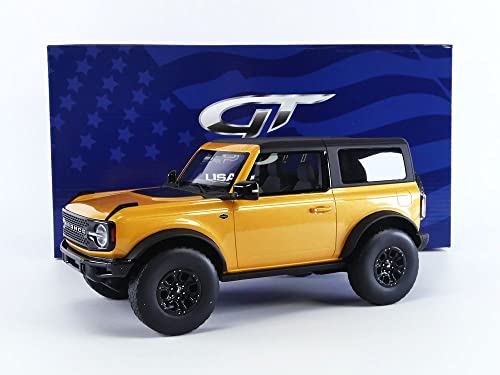 2021 Ford Bronco Wildtrak en escala 1:18 por GT Spirit miniatura 2