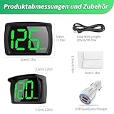 Digital GPS Car Speedometer MPH HUD, Speed Meter with LED Large Font Head Up Display, Heads Up Display With Real-Time Speed, USB Plug & Play with Cars, Trucks, Motorcycles,Golf Cart - Image 2