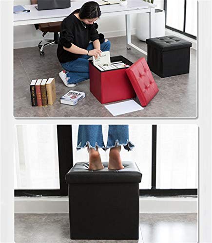 Tabouret simple et compact CHEWYNP rangement ottoman pratique - 3