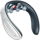 ネックケア 首 リラクゼーション器 【加温×EMS】 首元リフレッシュ 静音 軽量 ネックリラックス USB充電式 コードレス 6種類のモード 15段階の強度調整 簡単操作 二重リフレッシュ効果 タイマー機能 提示音あり 父の日 母の日 記念日 敬老の日 男女兼用