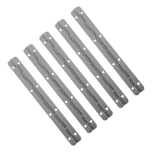NAMOARLY 5 Pcs Heavy Duty Metal Hinges for Piano Cabinet Door Black Easy to Install
