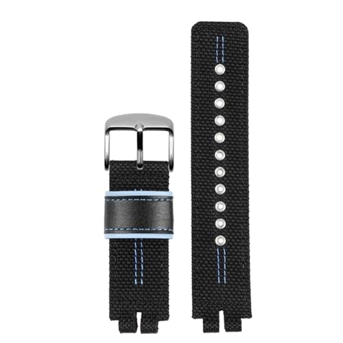 Bracelet Toile Nylon 24mm PRW-6100 Anti Transpiration Remplacement