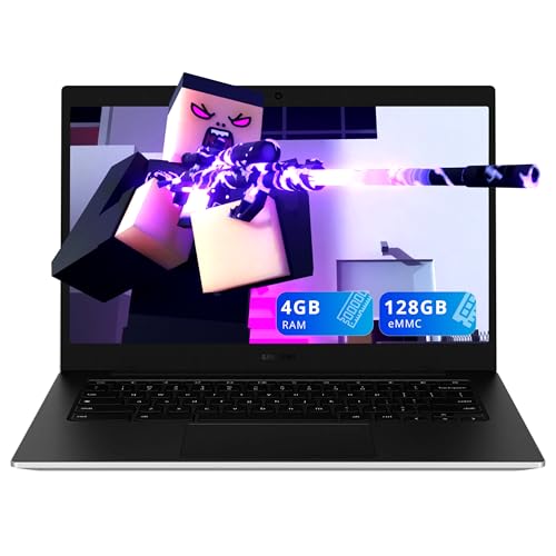 Samsung Galaxy Chromebook Go 14" LED HD Laptop, Intel Celeron N4500, 4GB LPDDR4X, 128GB eMMC, Intel UHD Graphics, Wi-Fi 6, 720p Camera, Chrome OS, Silver (Renewed)