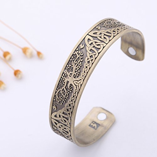 Vassago Pagan Yggdrasil Tree Of Life Norse Mythology Health Cuff Bracelet Men Women Jewelry #TOP3