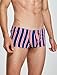 FEOYA Men's Casual Striped Boxer Briefs Low Waist Shorts Underwear Slim Breathable Button Down Fashion Boxer Trunks Underpants Medium 2024