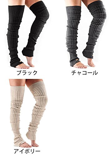 toesox Knee High/Thigh High Leg Warmers for Women, Ballet and Yoga - 80s Accessories for Women3