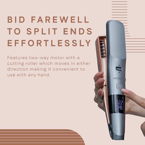 Image of Winston Rechargeable Automatic Split End Trimmer - Professional Split Ends Trimmer Machine for Smooth & Healthy Hair All Hair Type