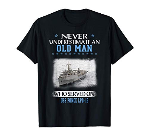 USS Ponce LPD-15 Veterans Day Father Day T-Shirt