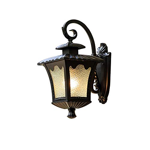 Lumière murale extérieure noire IP55 pour sécuriser un escalier ou pilier
