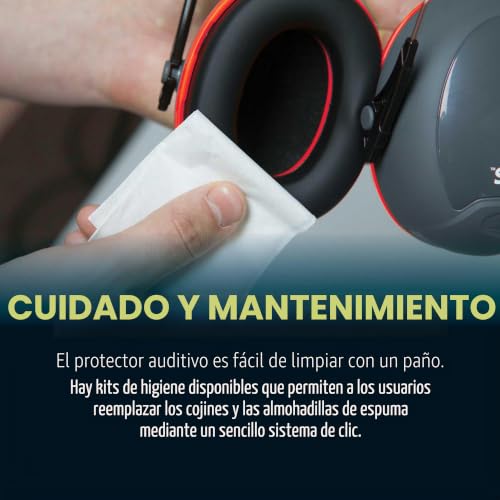 Evita daños por ruido extremo con las orejeras JSP Sonis 3 de 36 dB SNR 5