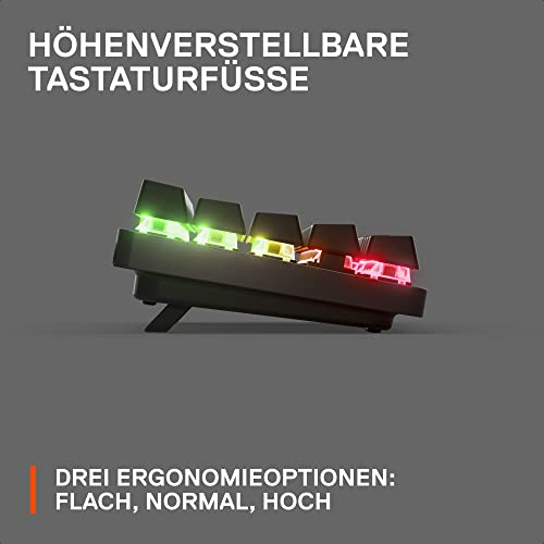 SteelSeries Apex Pro Mini Wireless HyperMagnetic Gaming-Tastatur – Die weltweit schnellste Tastatur – 60%-Formfaktor – RGB – PBT-Keycaps – Bluetooth – 2 – Bild 11