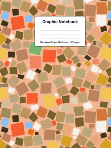 Graphic Notebook. Checkered Pages. Math, Science, Technology and More. School, Home-school and Office Supplies: Back to School. Mosaic Theme for Boys, Girls and Adults.