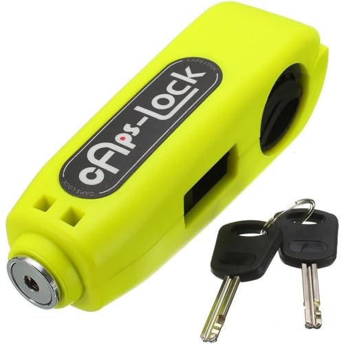 Image of Motorcycle Safety Lock Handlebar Grip Brake Lever Lock for Motorcycle Bicycle (Multi-Colour)