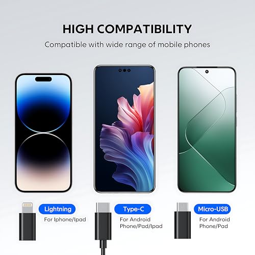 image for KEEMIKA USB Digital Microscope, 50x-1600x Magnification Handheld, 1920