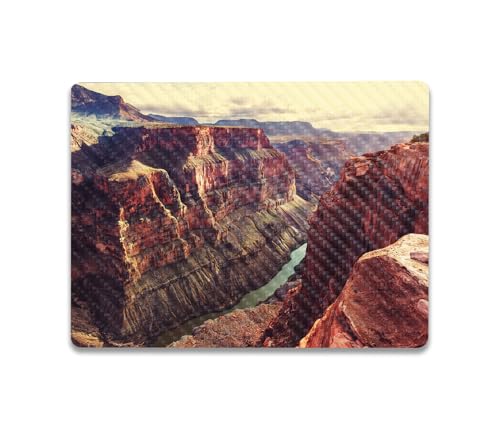 Image of MightySkins Carbon Fiber Skin Compatible with Microsoft Surface Laptop Go 3 (2023) Full Wrap Kit - Grand Canyon | Protective, Durable Textured Carbon Fiber Finish | Made in The USA