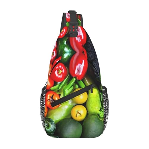 Mochila tipo bandolera urbana negra para senderismo miniatura 1