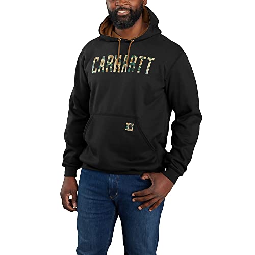 Carhartt Bekleidung Camo Logo Sweatshirt schwarz 2XL
