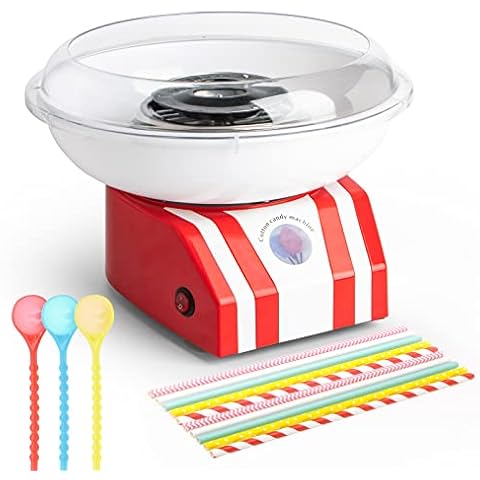 Adhafera Candy Floss Machine for Kids, Cotton Candy Machine Maker 450W, Home-Use, DIY, Party, Gift, Birthday Cover