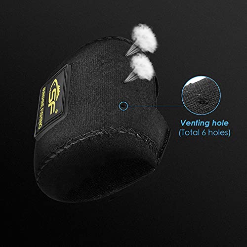 Image of SF Low Profile Neoprene Baitcaster Reel Covers Casting Protective Reel Case fit 50 100 200 Series Baitcaster