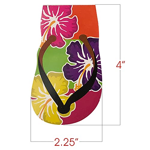 Image of ArtCreativity Mini Sandal Memo Notepads, Set of 12, Small Tropical-Themed Notepads, Cute Stationery Supplies for School & Office, Fun Beach Party Favors, Goody Bag Fillers for Kids