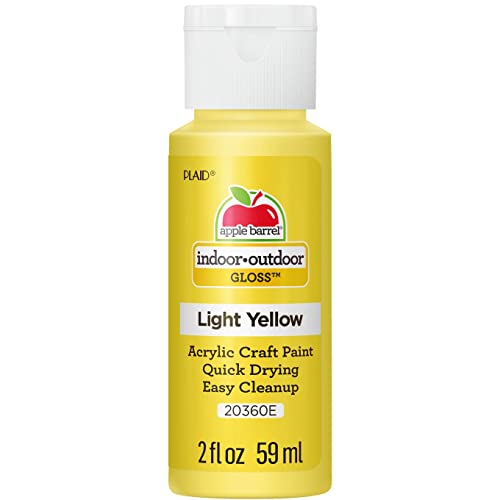 Image of Apple Barrel Gloss Acrylic Paint in Assorted Colors (2-Ounce), 20360 Light Yellow