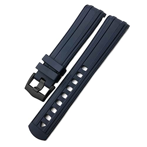 Bracelet montre rose en caoutchouc fluoré 21mm idéal pour le sport