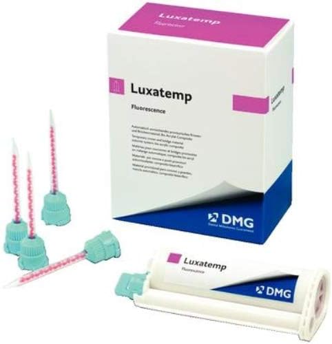 Dmg Luxatemp Fluorescence B1 Refill 1 - 76 Gm. Cartridge and 15 Automix Tips